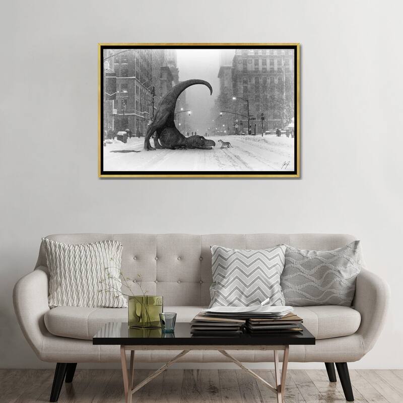 iCanvas "Wanna Play II" by Kathrin Federer Framed Canvas Print