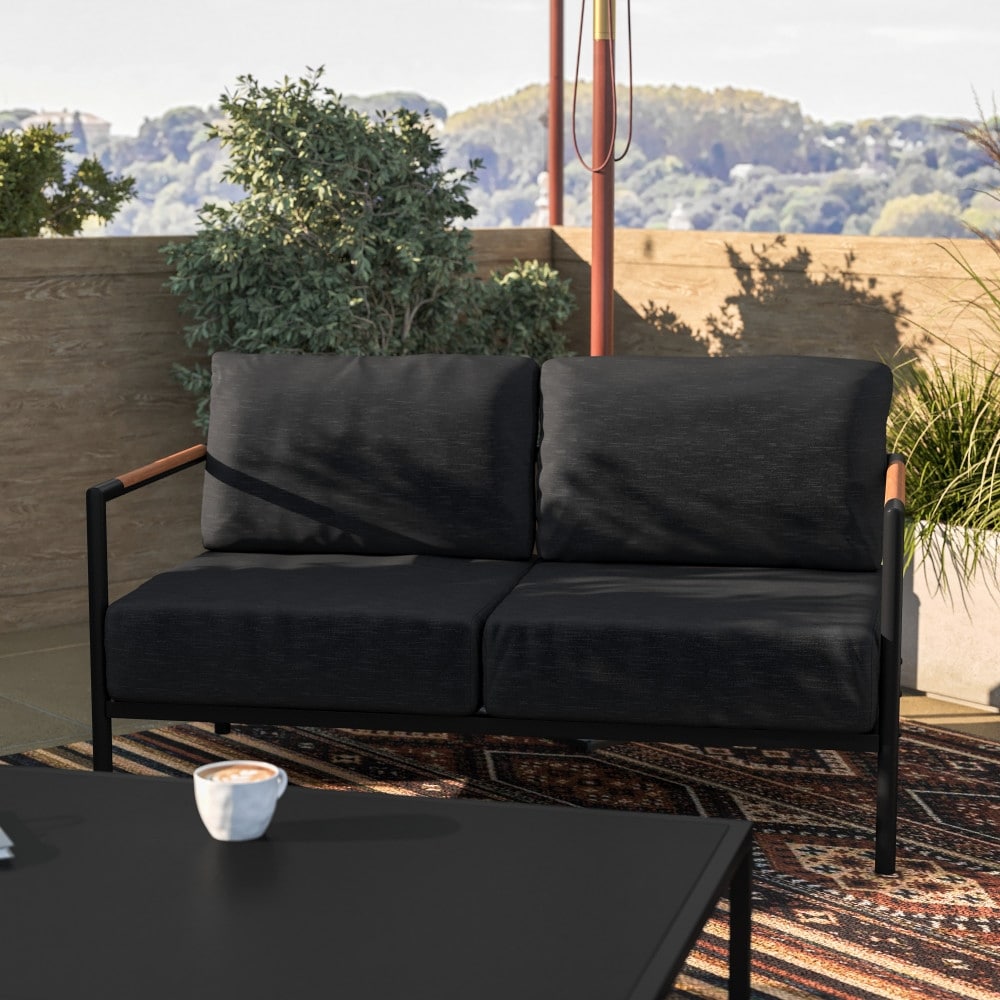 Metal frame outdoor 2025 couch