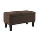 preview thumbnail 42 of 43, Convenience Concepts Designs4Comfort Winslow Storage Ottoman Bench