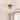 Matte Brass Flush Mount Ceiling Light with Ribbed Glass Dining Room - Dia.8.58inch