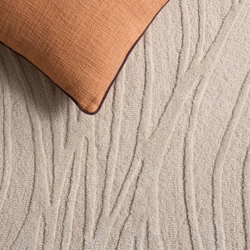 SAFAVIEH Handmade Glamour Fortunata Contemporary Wool Rug