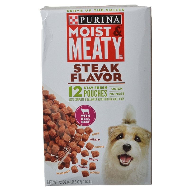 purina moist meaty dog food