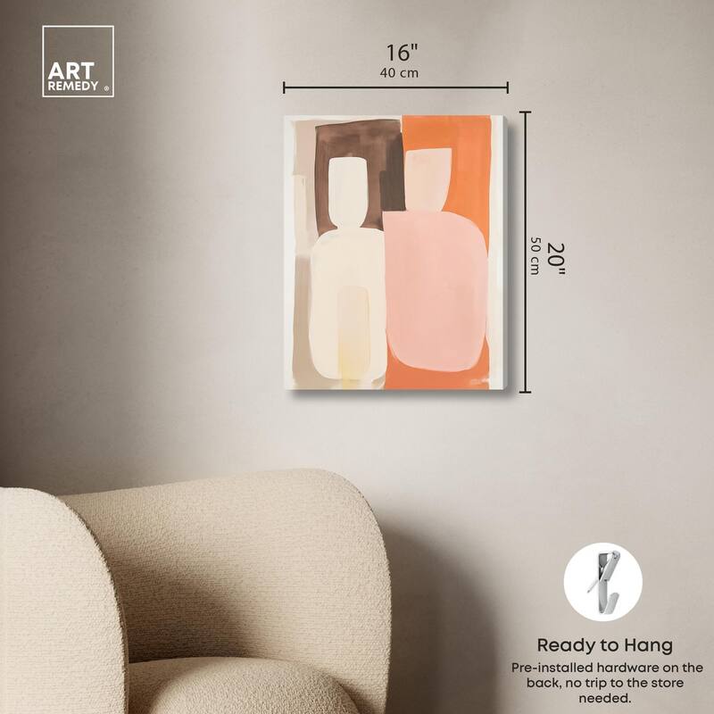 Tones of Restfulness II Canvas by Art Remedy, Gallery Wrapped