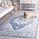 preview thumbnail 2 of 7, SAFAVIEH Arizona Ghinita Vintage Rug 4' x 6' - Ivory/Blue - Rectangle