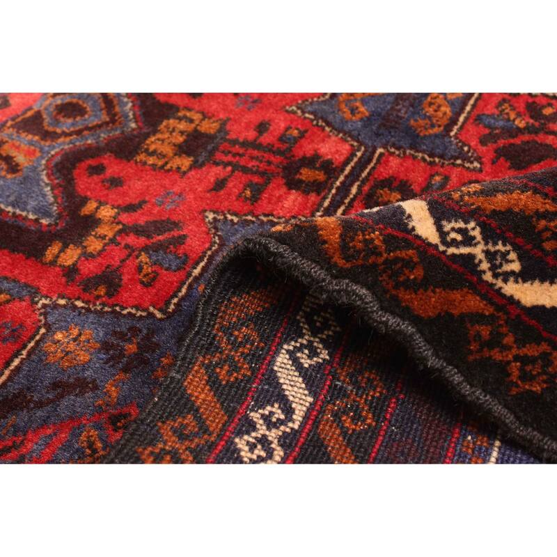 ECARPETGALLERY Hand-knotted Teimani Dark Navy Wool Rug - 2'9 x 4'1