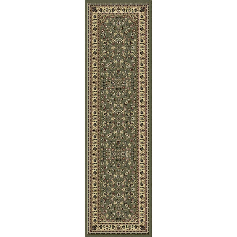 Admire Home Living Caroline Traditional Floral Sarouk Pattern Area Rug