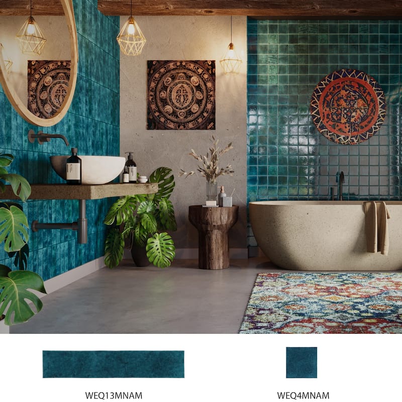 Merola Tile Menorca Amun 4" x 4" Ceramic Wall Tile