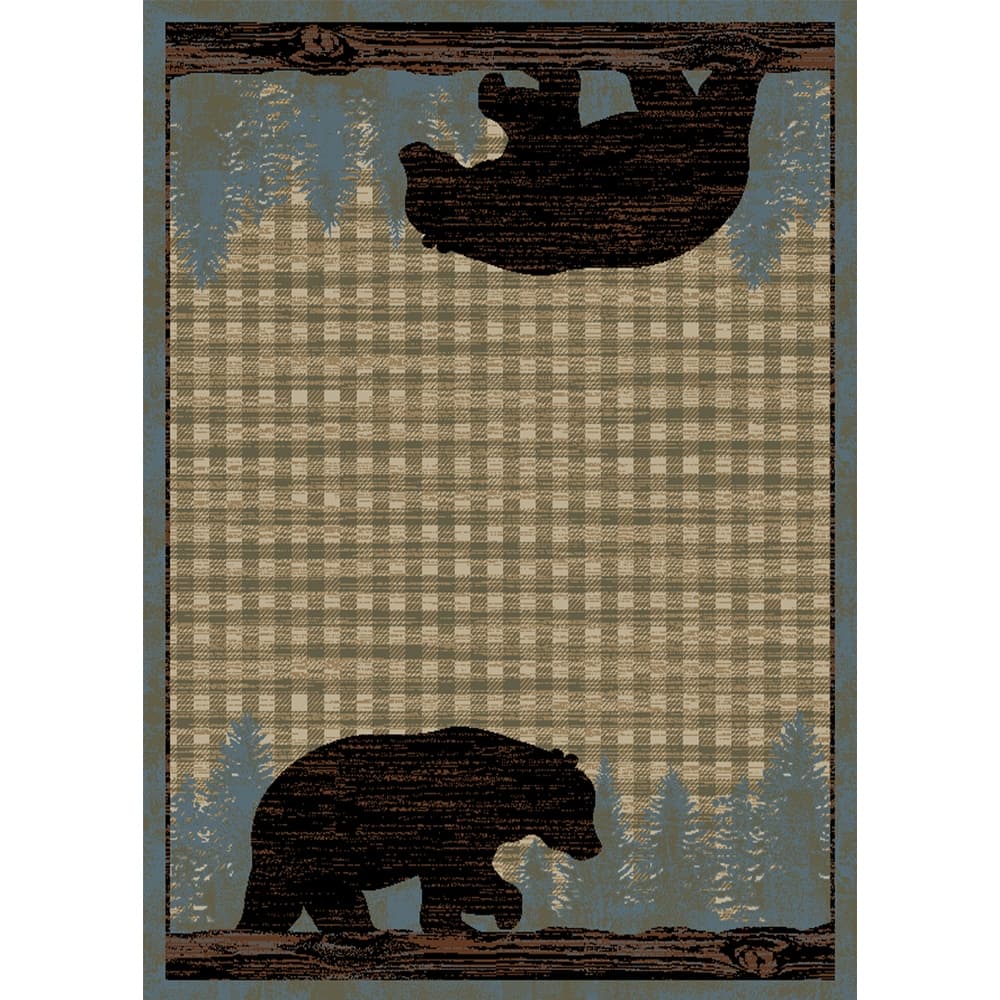 American Destination Lodge Bear Rug