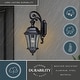 preview thumbnail 8 of 9, Vaxcel Lighting Aberdeen Single Light 23" High Outdoor Wall Sconce