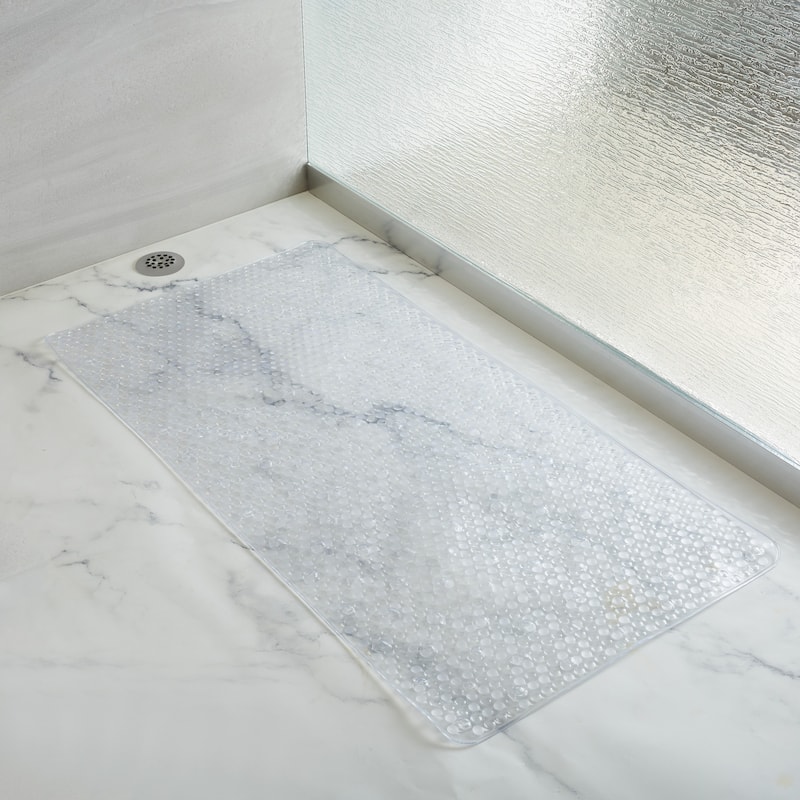 Bath Bliss Extra Long Aqua Gel Rectangular Bath Mat