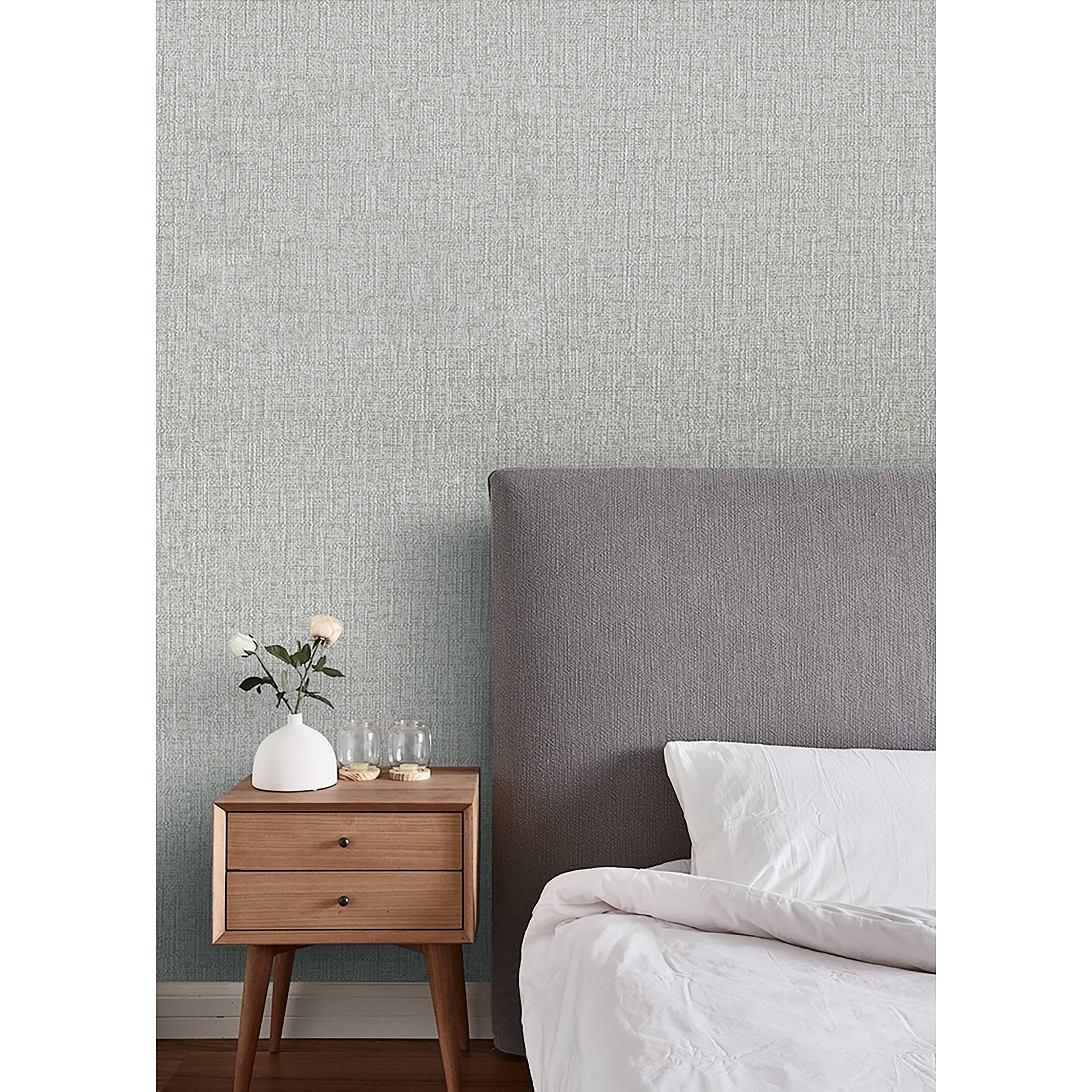 Linen Texture Vinyl Peel and Stick Wallpaper Roll, 2Ft x 33Ft/Roll 5 Roll Bed Bath & Beyond