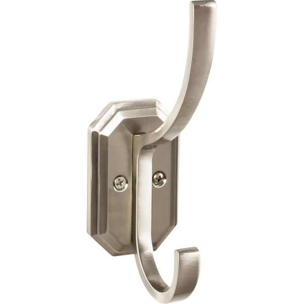 Top Knobs TK1065 Emerald Wall Mounted Double Robe Hook from the Hooks Collection