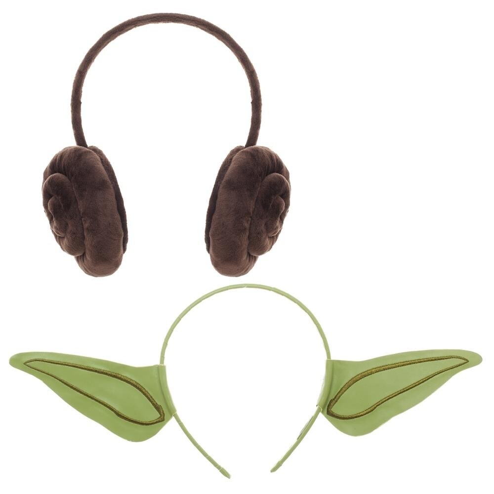 Star Wars Yoda And Princess Leia Cosplay Headband Set Overstock 25722155