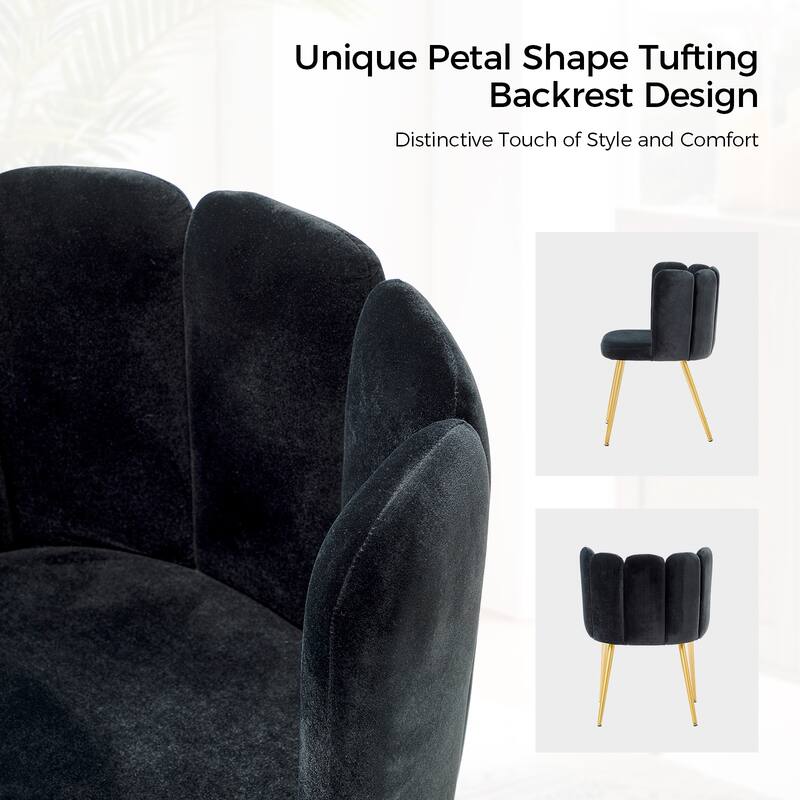 Anjela Side Chair with Tufted Back Set of 2