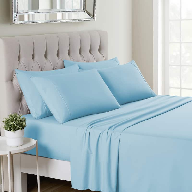 Luxurious Ultra-soft 6-pc. Bedsheet Set - Twin XL - Aqua