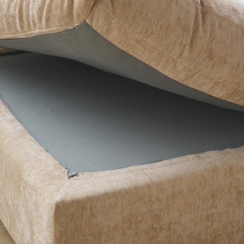 100" L Shape Cloud Modular Couches for Living Room, Modern Convertible Sectional Sofa Couch, Couch Cushion Covers Removable