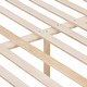 preview thumbnail 32 of 40, Full over Full Wooden Bunk Bed, High Guardrail,Ladder, No Box Spring