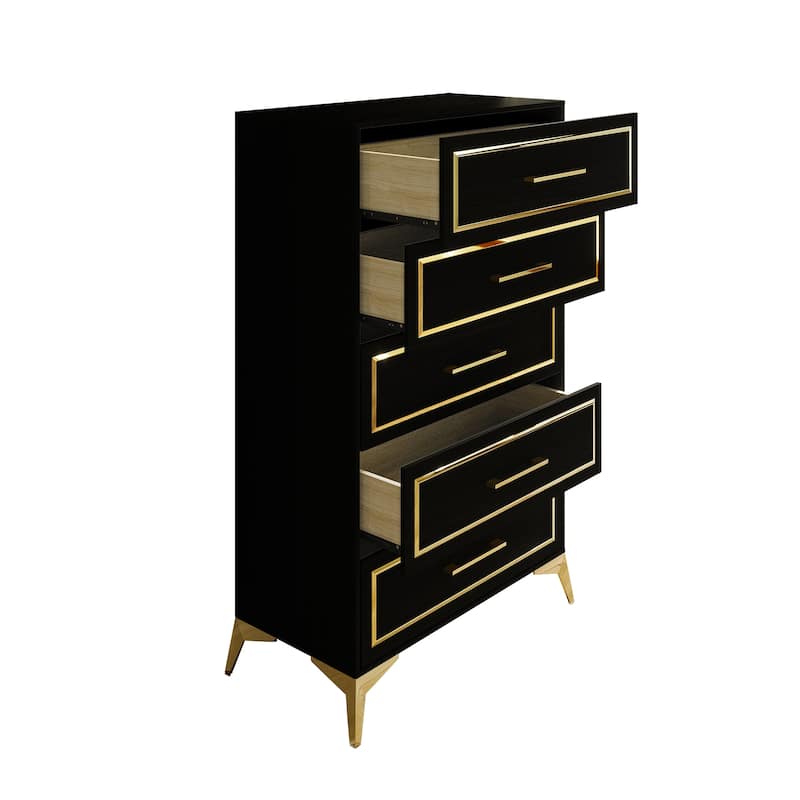 CraftPorch Contemporary Chest with 5 Drawers