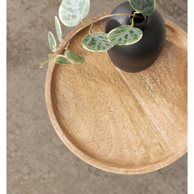 Kate and Laurel Xyler Wood and Metal Drink Table