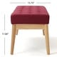 preview thumbnail 34 of 37, Saxon Mid-century Tufted Ottoman Bench by Christopher Knight Home