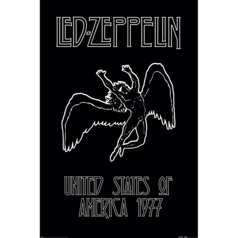 Led Zeppelin-Icarus Art Poster - 24 x 36 Inch