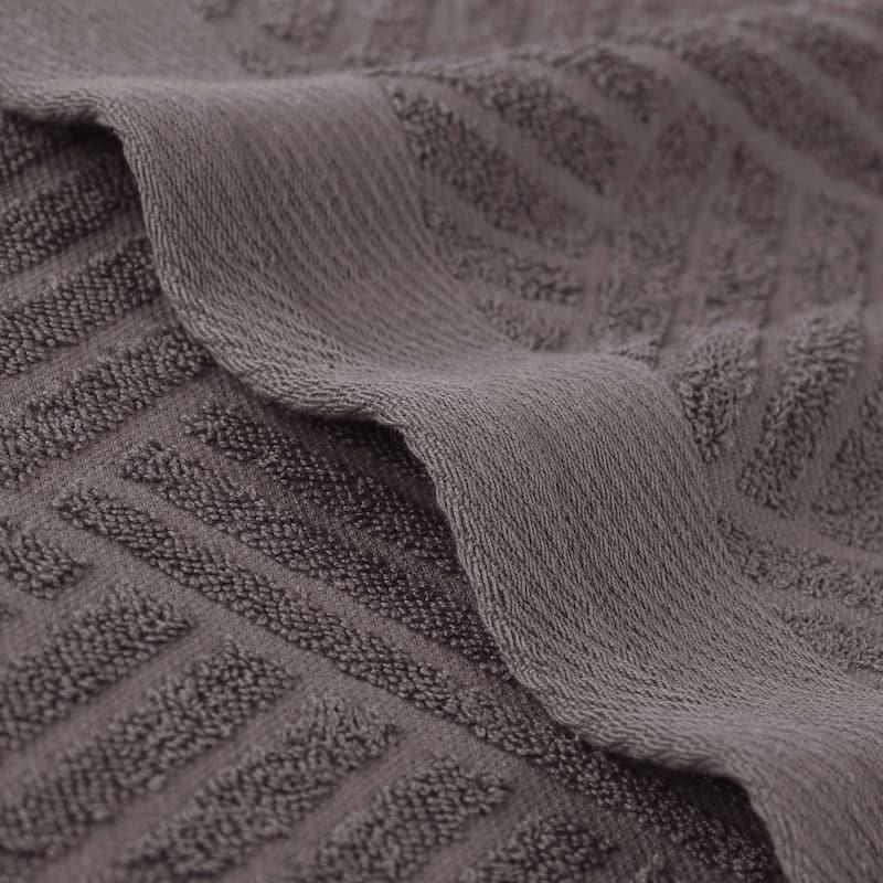 Superior Basketweave Egyptian Cotton Jacquard 3 Piece Assorted Towel Set
