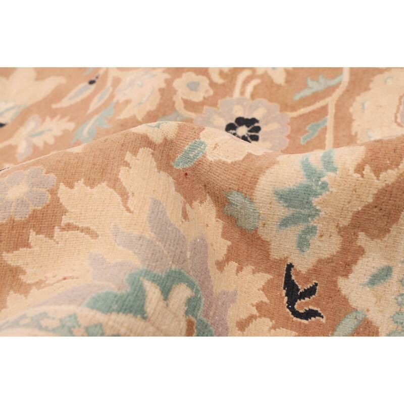 ECARPETGALLERY Hand-knotted Peshawar Oushak Brown Wool Rug - 9'0 x 11'10