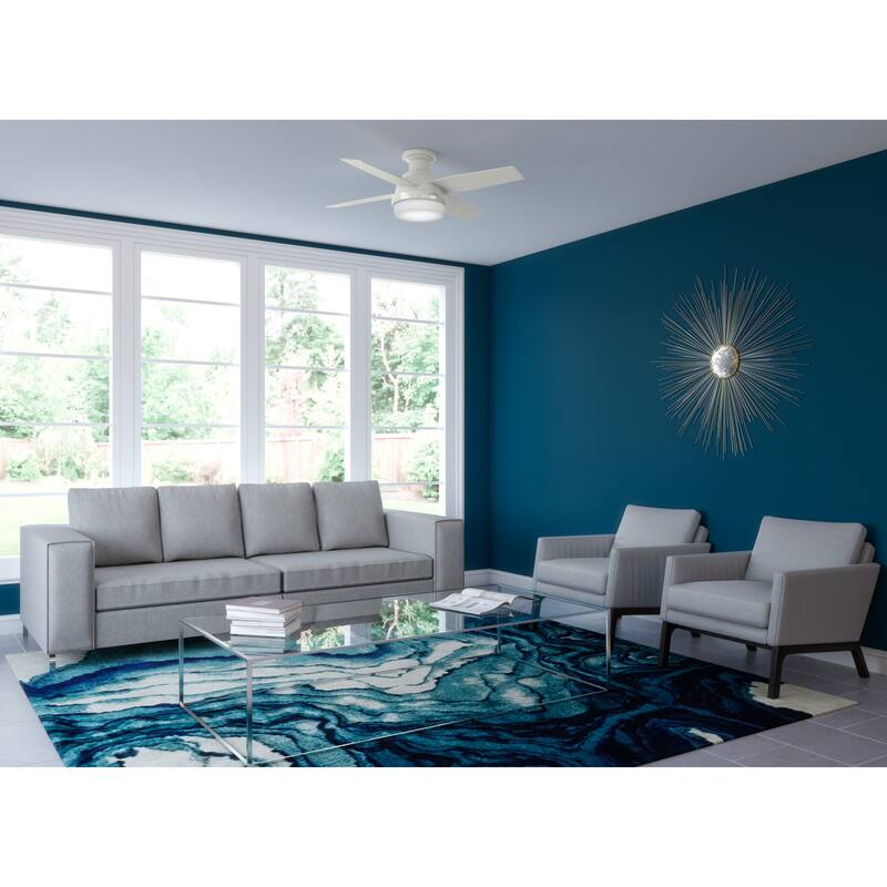 Hunter Fan Dempsey 44-inch Low-profile Reversible Blades Ceiling Fan