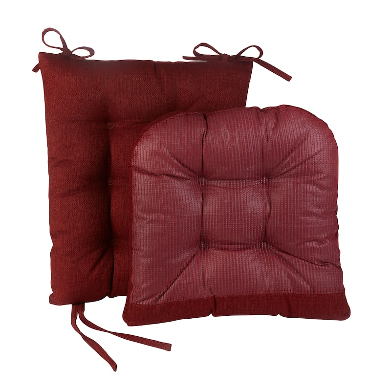 Klear Vu Non-Slip Omega Jumbo Rocking Chair Cushion Set