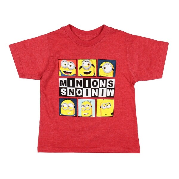 Minions Movie Toddler Boys' Character Grid Kids Graphic Print