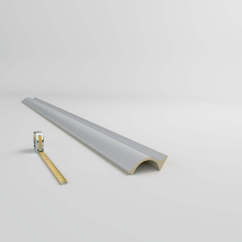 4 1/8"H x 4"P x 5 5/8"F x 96"L Enoch Crown Moulding - 1-Pack