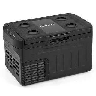12 Volt Car Refrigerator with -4℉~68℉ Adjustable Range Divider for - See Details