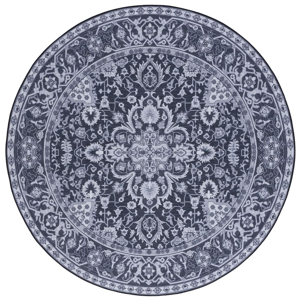 SAFAVIEH Tucson Machine Washable Slip Resistant Emmie Traditional Rug