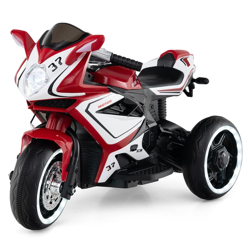 Costway Kids Ride on Motorcycle 6V Battery Powered Mini Electric - See Details - Red