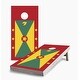 preview thumbnail 1 of 5, Grenada Flag Cornhole Game (Choose Wraps or Boards) 2x4 Boards (24" x 48") - Include ALL Accessories