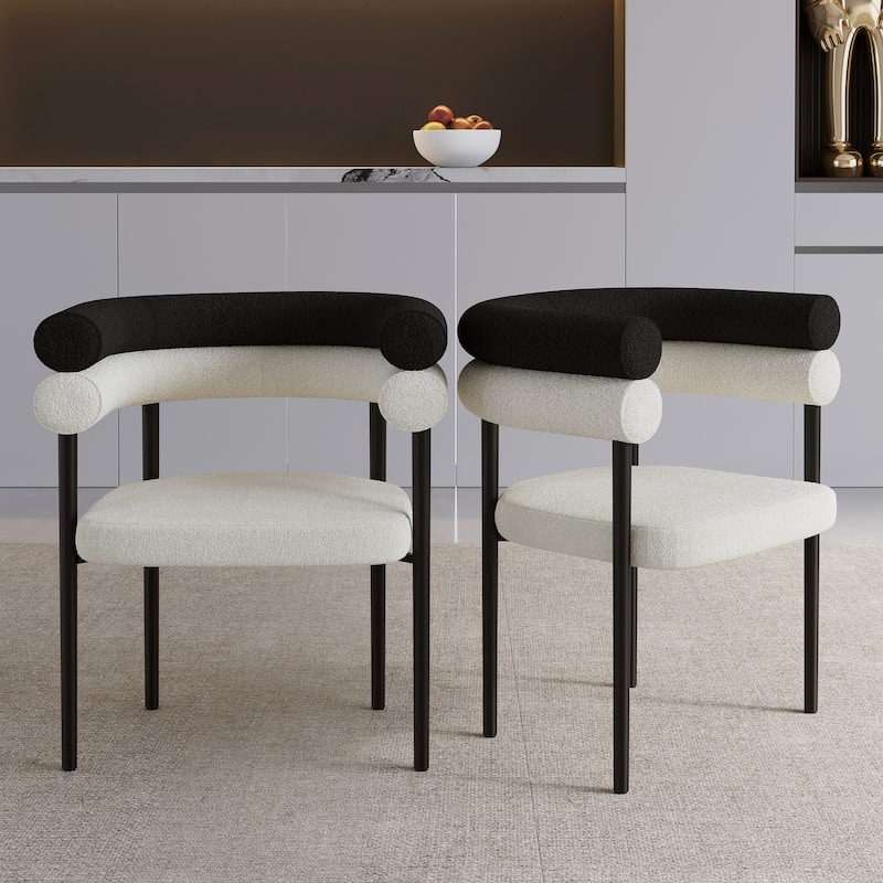 9 - Pieces Modern Minimalist 8 - Person Sintered Stone Extendable Dining Set