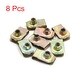 8Pcs Bumper Cover Fastener Retainer Clip Fits for 1999-2004 Jeep Grand Cherokee