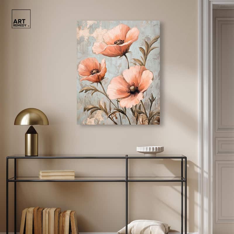 Artistic Blooms Canvas by Art Remedy, Gallery Wrapped