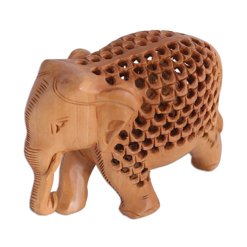 Novica Handmade Regal Giant Wood Sculpture