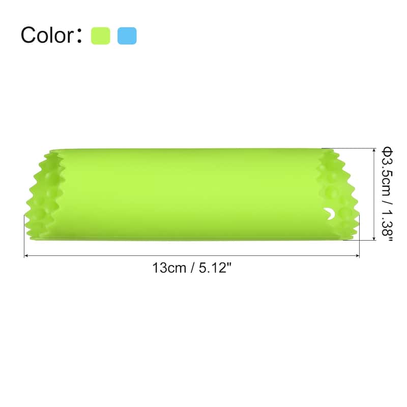 Silicone Garlic Peeler Tube Non Slip for Useful Kitchen Tool, Blue/Green - Blue/Green