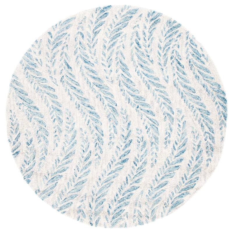 SAFAVIEH Handmade Micro-Loop Maele Modern Wool Rug