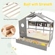 preview thumbnail 6 of 18, Gymax Twin Size House Bed Kids Bed Frame w/ 2 Storage Drawers & Fence