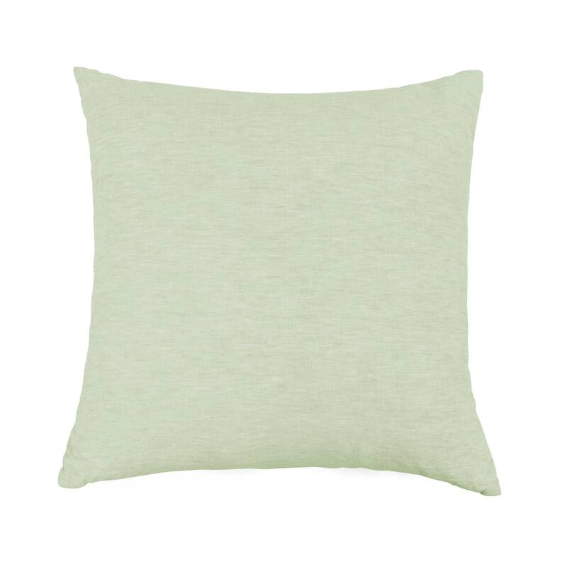 French Linen Pillow with Removable Sham by BOKSER HOME