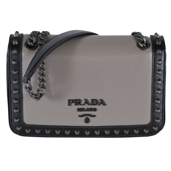 prada studded crossbody bag