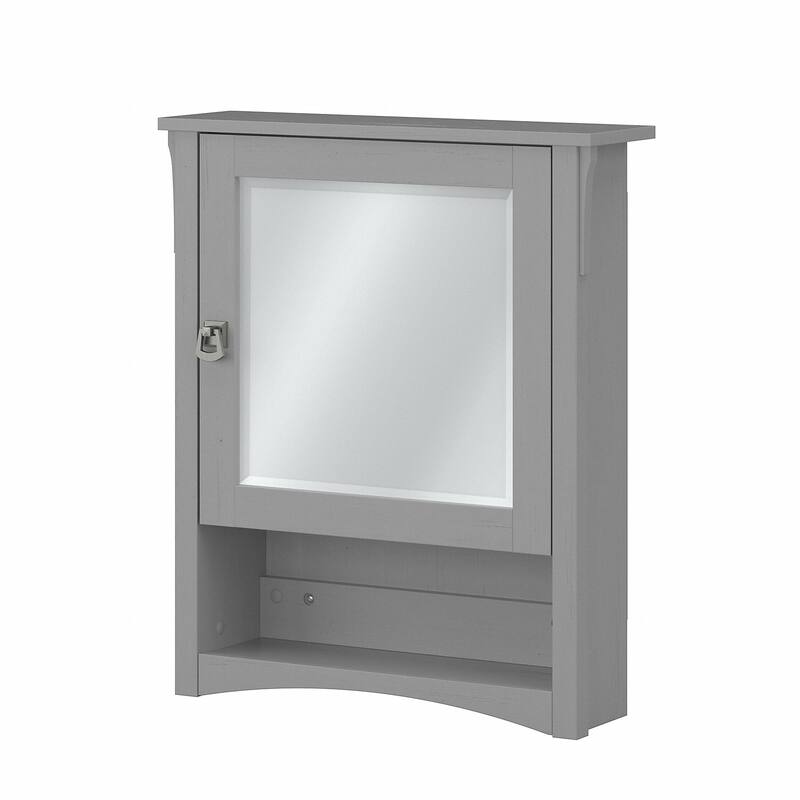 Salinas Bathroom Medicine Cabinet with Mirror by Bush Furniture