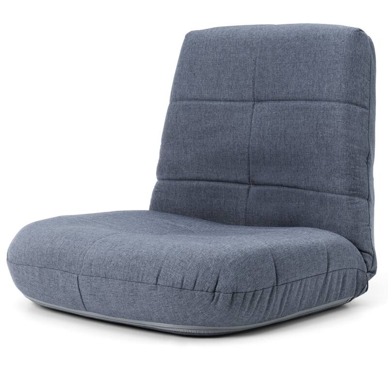 Folding Padded Floor Chair with with Adjustable Backrest for Lounge Meditation or Gaming