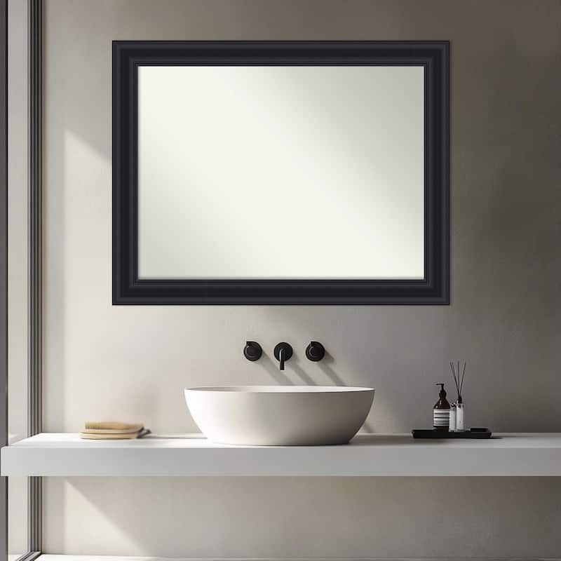 Dalat Non-Beveled Framed Bathroom Vanity Wall Mirror