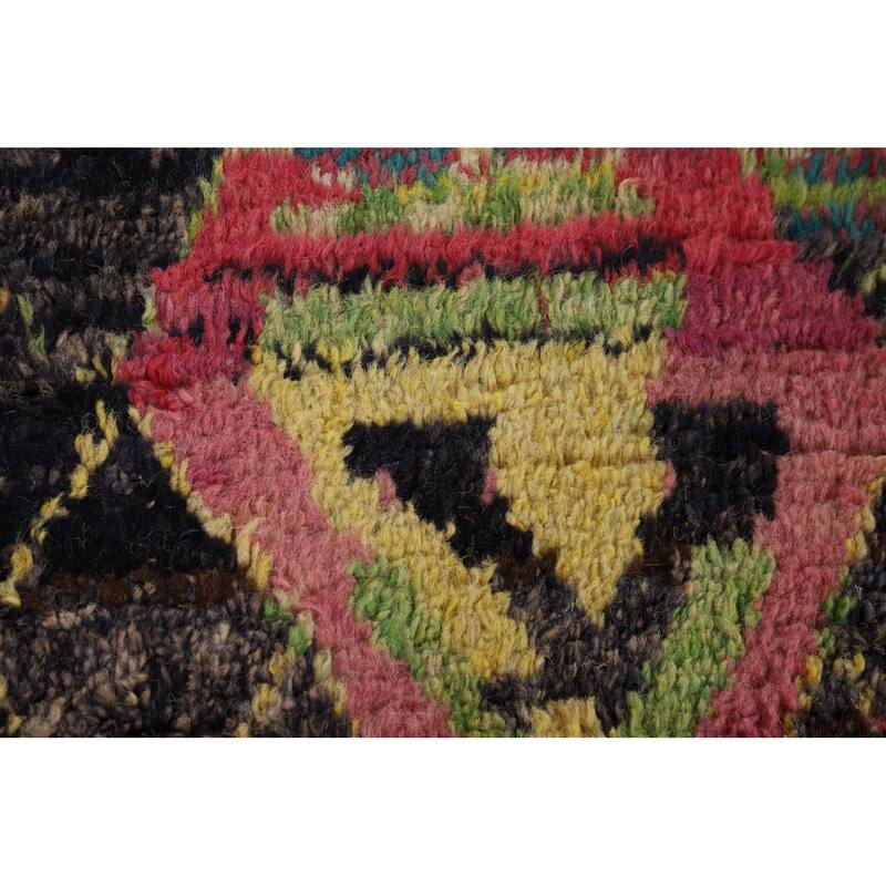 Moroccan Oriental Area Rug Handmade Wool Carpet - 5'7" x 9'4"