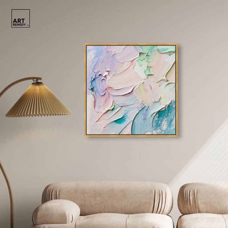 Flowing Mousse I Canvas by Art Remedy