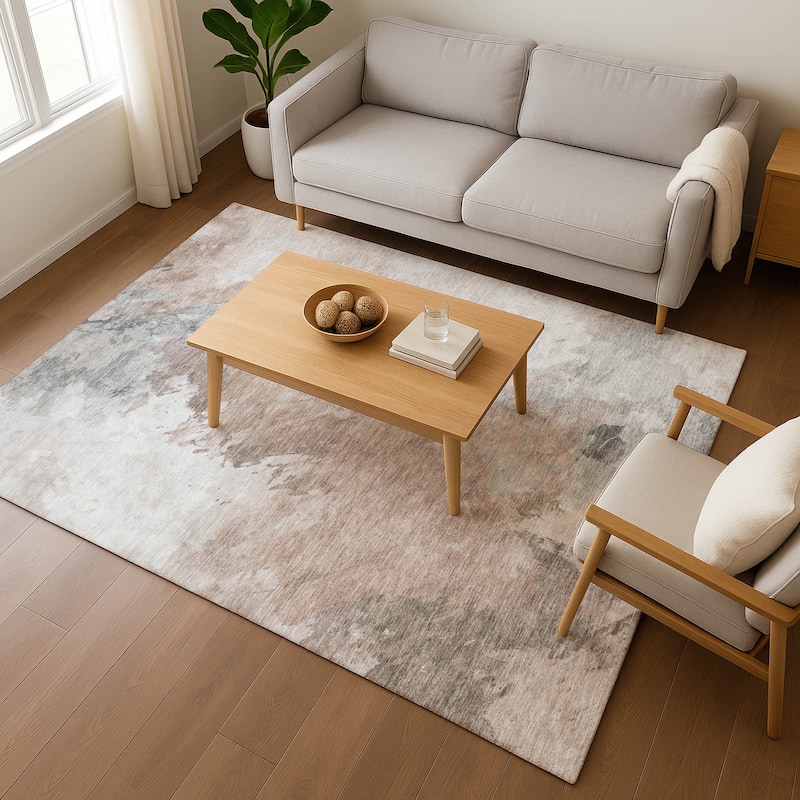 Premium Washable Super Soft Abstract Modern Mayfield Rug